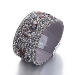 Vintage Stone Beads Crystal Bracelets