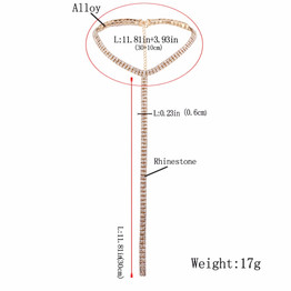 Crystal Rhinestone Choker Necklace