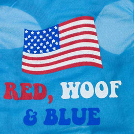 American Flag Print Cute Vest Dog Cotton Clothing