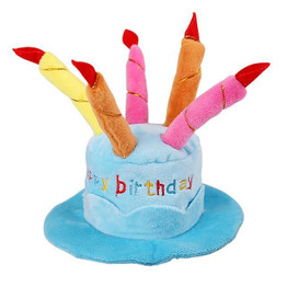 Dog Hat Cute Cake Design Cap With Candles