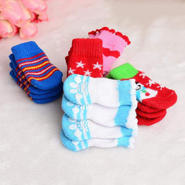 Cute Puppy Dogs Knits Lovely Socks