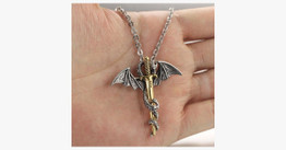 Dragon Sword Men's Stainless Steel Pendant