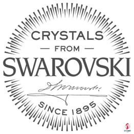 24K gold plated dragonfly with Swarovski crystal