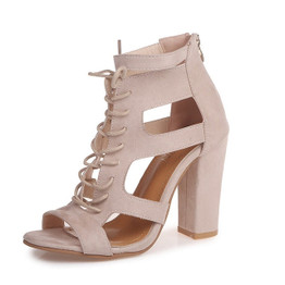 Women Pumps Peep Toe High Heels Sandals