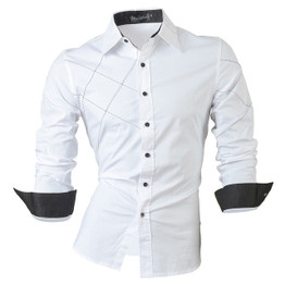 Men's Assorted Style Long Sleeve Casual Slim Fit Shirt