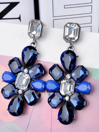 Casual Pair Of Faux Crystal Earring