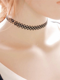 Casual Basic Lace Choker Necklace