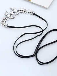 Casual Chic Faux Crystals Necklace