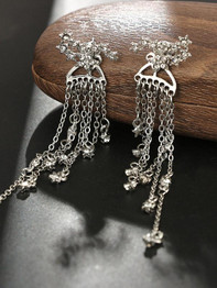 Tasseled Alloy Earrings Accessories