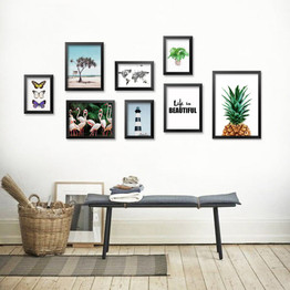 Wall Pictures For Living Room Posters And Prints Pineapple Flamingos Wall Art Canvas Painting Nordic Decoration No Poster Frame