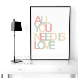 Love Quote Canvas Art Print Painting Poster, Wall Picture for Home Decoration, Wall Decor YE129