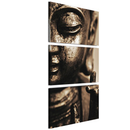 HD printed 3 piece buddha wall art canvas painting for living room buddha statue posters and prints Free shipping/ny-6760C