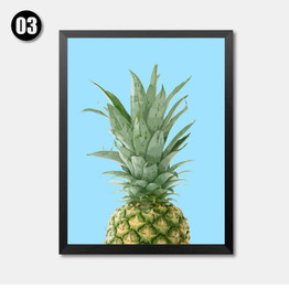 Fashion Fruits Print, Pineapple Print, Printable Art Canvas Painting, Home Decor, Wall Decor, Wall Art Print Poster HD2107