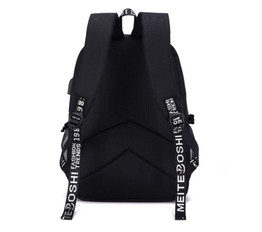 Hayao miyazaki My Neighbor Totoro canvas USB Charging backpack