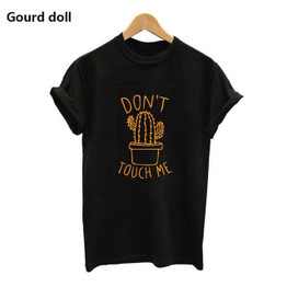 Cactus Printed Women's T-Shirt Cotton Harajuku Summer  Top Tee  Funny Round neck T-shirts Hipster