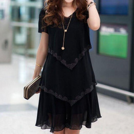 Vestido De Festa Robe Sexy Dress Women Party Dresses  5xl Plus Size Women Clothing Vestidos Black Blue Summer Dress Chiffon