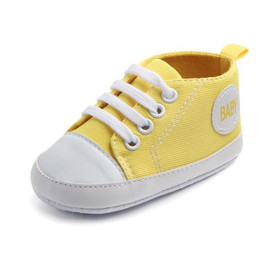 Baby Boys Girls Shoes Canvas Print First Walker Infant Toddler Anti-Slip Prewalker Indoor Shoe