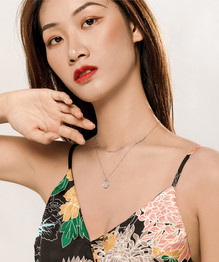 Double Layer Coin Necklace