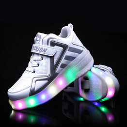 Children Glowing Sneakers with Wheels 2020