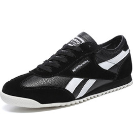 Hundunsnake Grey Leather Man Sneakers Men Sport Shoes Woman Running Shoes For Men Light Weight Men's Sports Shoes Athletic T622