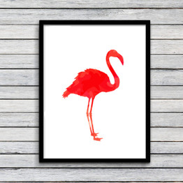Vintage Flamingo Canvas Art Print Painting Poster, Wall Pictures For Home Decoration wall art decor,FA240-4