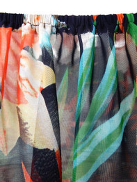 Sexy Bohemia Floral Spaghetti Straps Hi-Lo Style Beach Maxi Dress