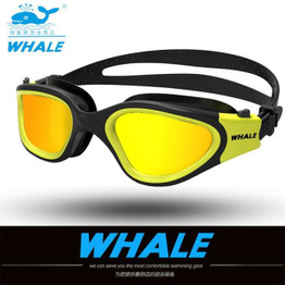 water glasses professional swimming goggles Adults Waterproof swim uv anti fog adjustable glasses