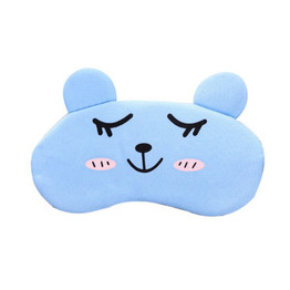 Soft Cute Sleep Eye Mask Cover Cooling Eyeshade Blindfold for Sleep Nap Meditation