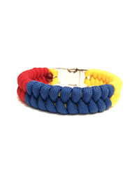 Flag of Colombia Mens & Women Paracord Bracelet Jewelry