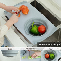 3 In 1 Multi-function Kitchen Sinks Drain Chopping Board