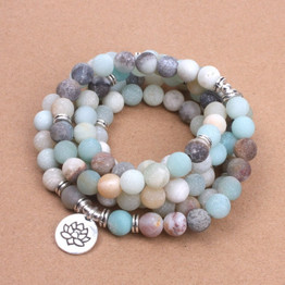 Amazonite Bead Necklace
