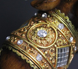 Resin Statue Figurines Elephant Decor