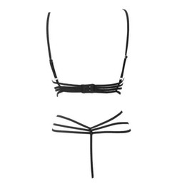 Delicate floral lace lingerie set