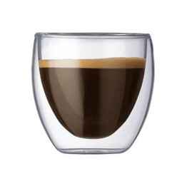 Double Walled Glass Coffee Cup