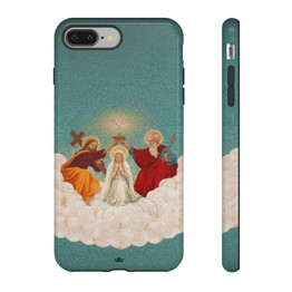 Mosaic Coronation of Mary Hard Phone Case