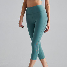 Women's High Waist Yoga Pants Cut Out Capri Leggings Butt Lift 4 Way Stretch Breathable White Black Green Nylon Non See-through Gym Workout Running Fitness Sports Activewear High Elasticity