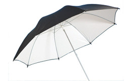 Savage 36" White/Black Umbrella