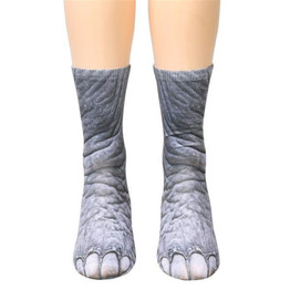 Unisex Adult Animal Paw Socks