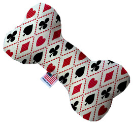 Deck Of Cards Inch Canvas Bone Dog Toy