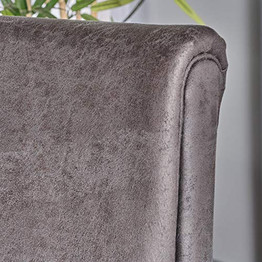 Christopher Knight Home Charell Traditional Microfiber Recliner, Slate / Dark Brown