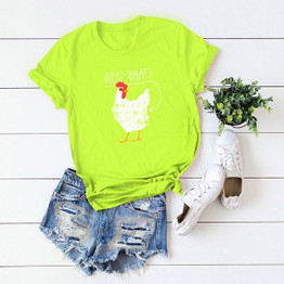 Casual Cotton Funny T-Shirt Women