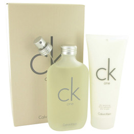 CK ONE by Calvin Klein Gift Set -- 6.7 oz Eau De Toilette Spray + 6.7 oz Body Moisturizer (Women)