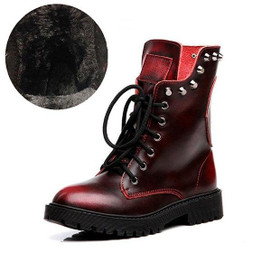 Women Shoes - 2018 Genuine Leather Women Boots