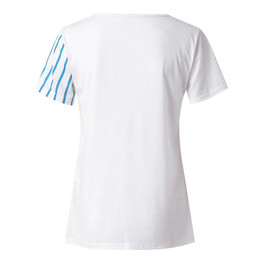 Irregular Striped V Neck Summer Tee