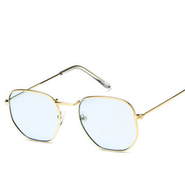 Men's / Women's Fashion Vintage Hex Metal Frame Sunglasses