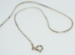 Italian Sterling Silver Chain Link Bracelet 10"