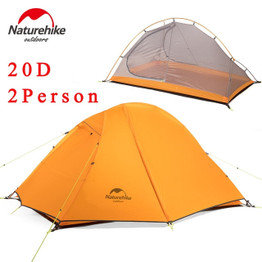 NatureHike Silicone Portable Ultralight Tent Waterproof 4000+ tents Double Layer Outdoor Camping Travel Tent NH Camping Tents