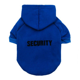 Security Cat Clothes Pet Cat Coats Jacket Hoodies For Cats Outfit Warm Pet Clothing Rabbit Animals Pet Costume 12b20S3