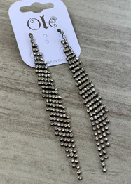 Rhinestone Dangle Earring