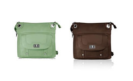Roma 7028 Leather Classic Crossbody - Concealed Carry Purse